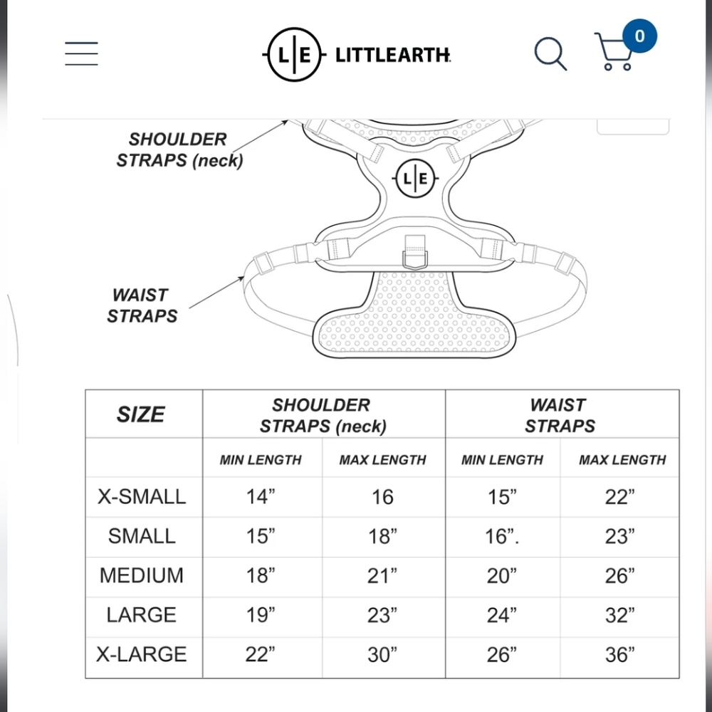 Black Dog Harness with Tennesse VOLS  T Logo - Picture 5 of 5
